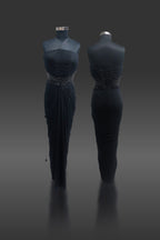 GOWN BLACK