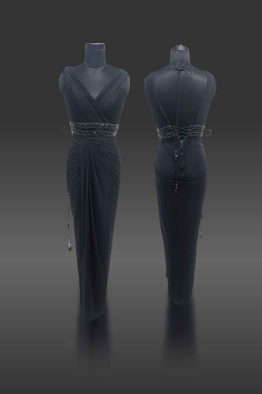 GOWN BLACK