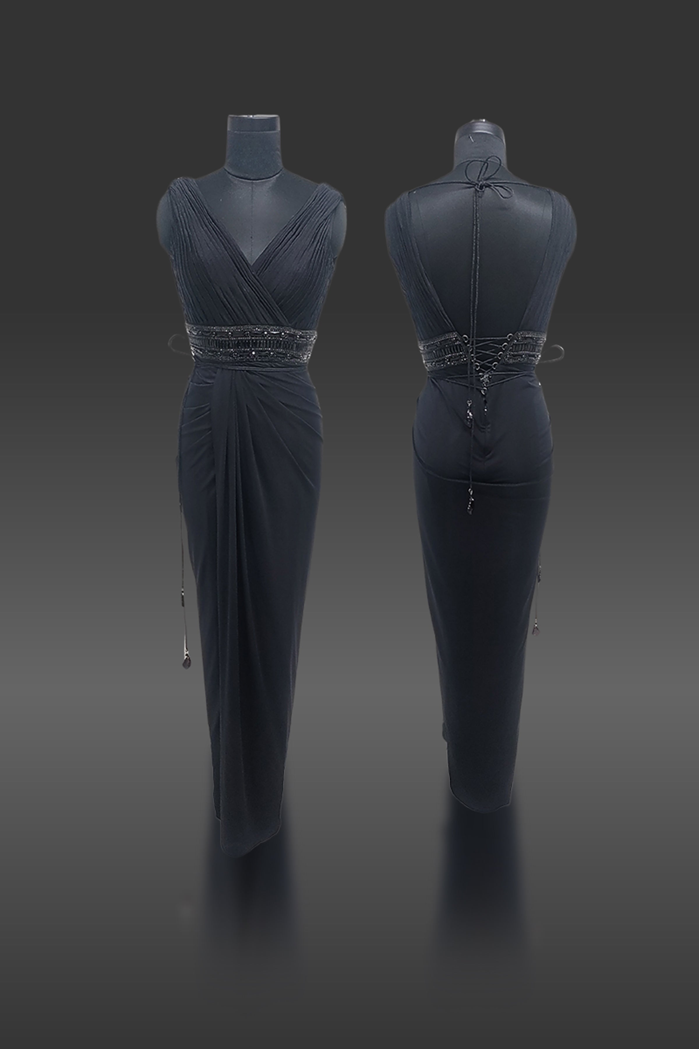GOWN BLACK