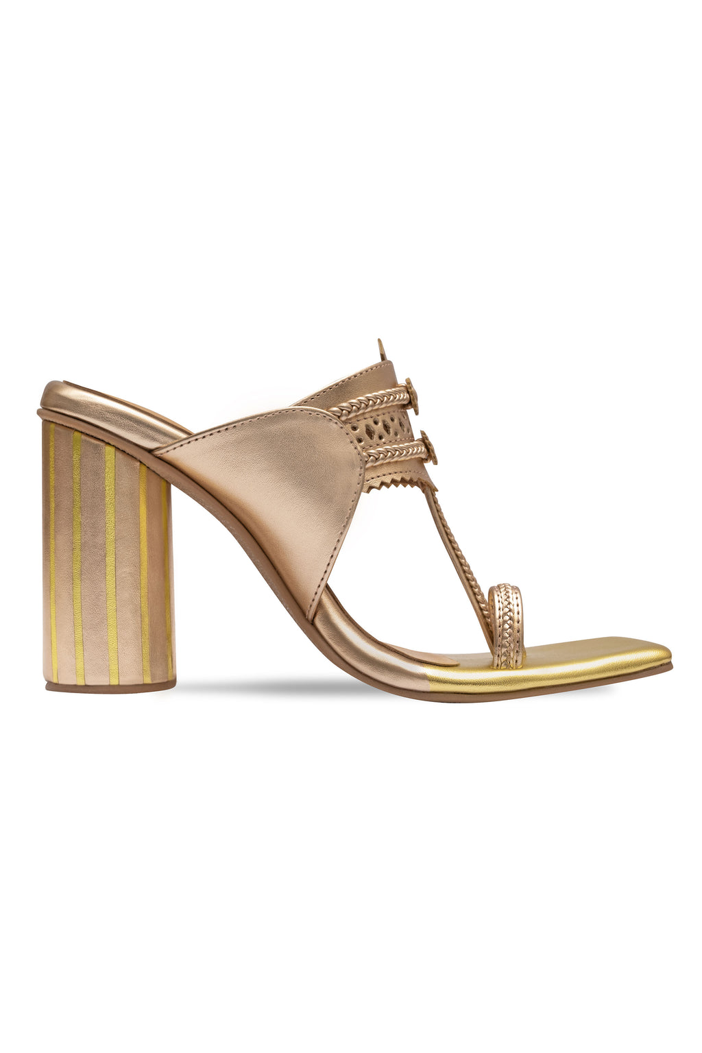 Rose Gold Block Heels