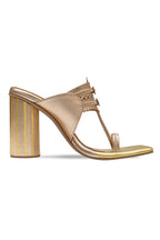 Rose Gold Block Heels