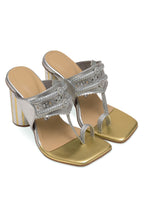 Silver  Block Heels