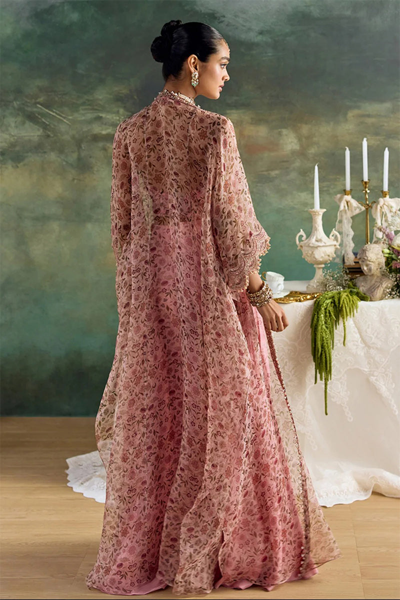 Jacket Blouse Plazzo Petal Pink