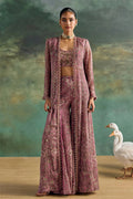 Jacket Blouse Sharara Petal Pink