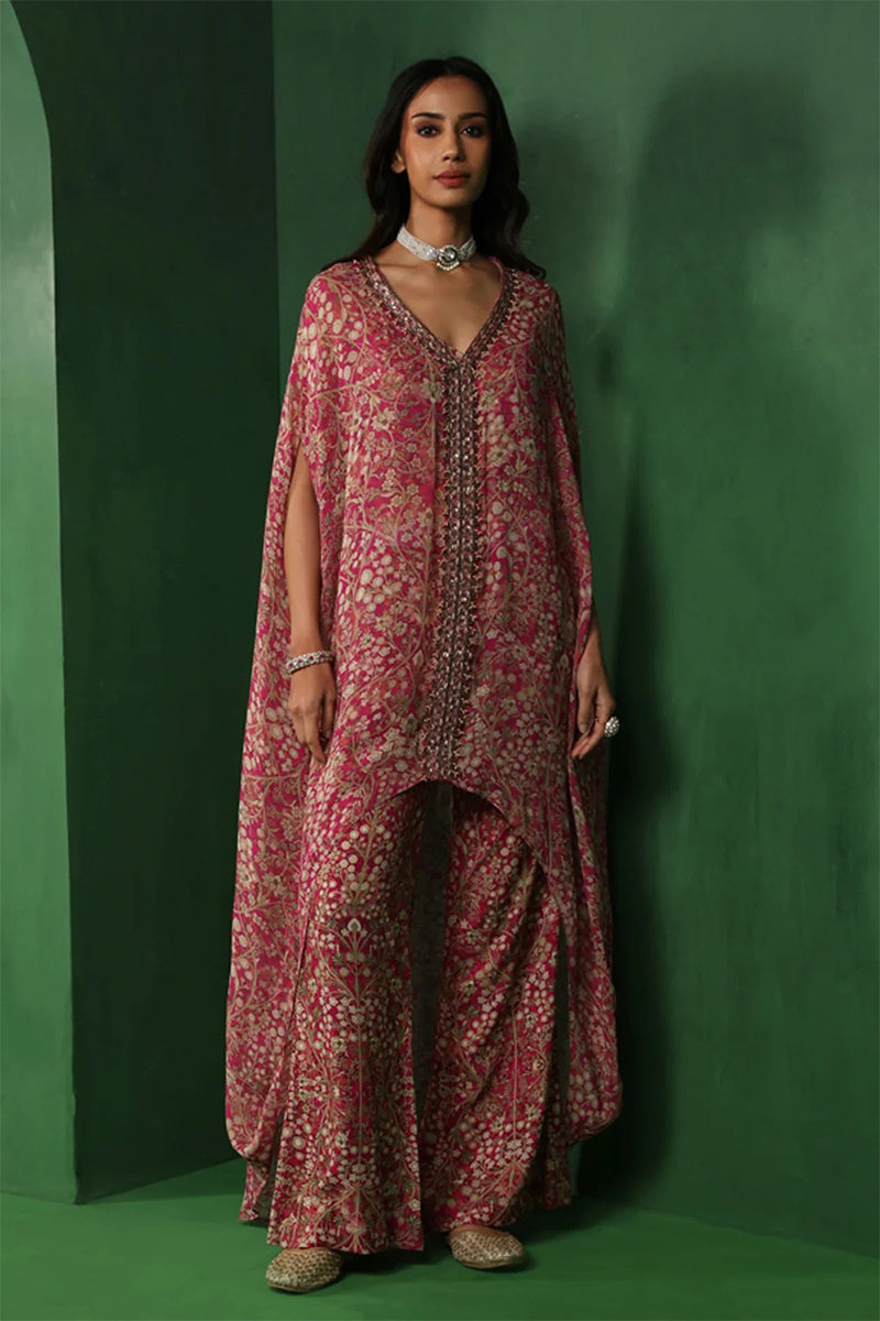 Kurta Pant Bustier Pink