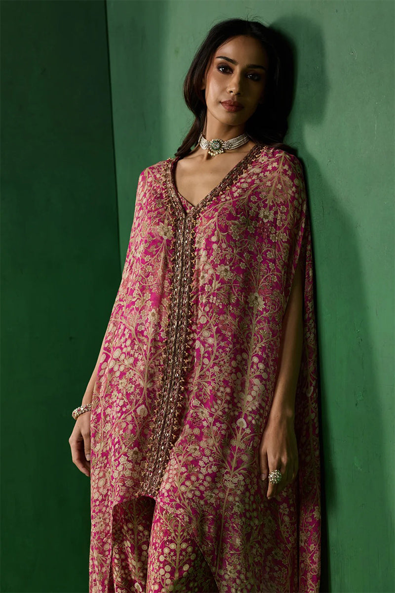 Kurta Pant Bustier Pink