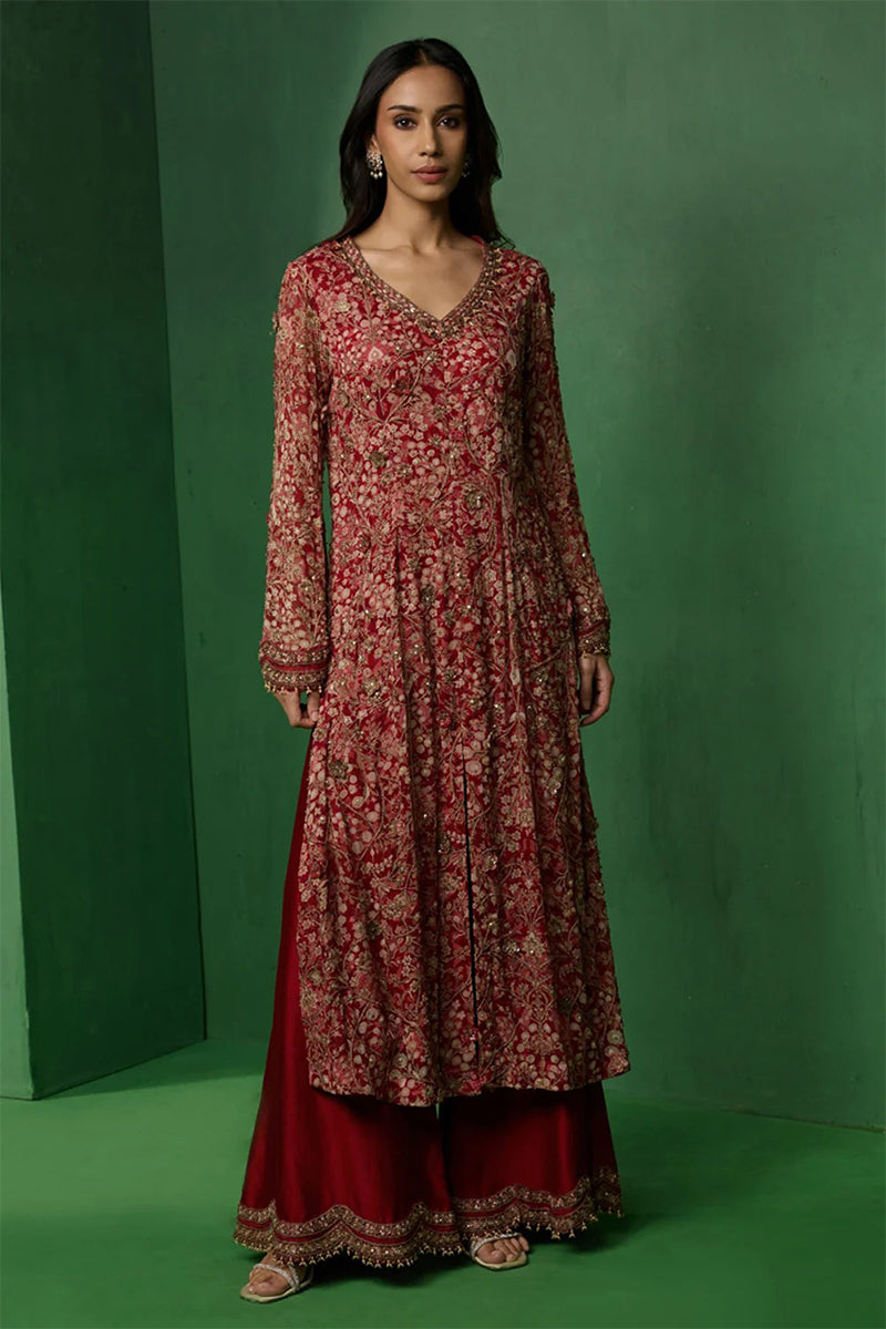 Kurta Pant Red