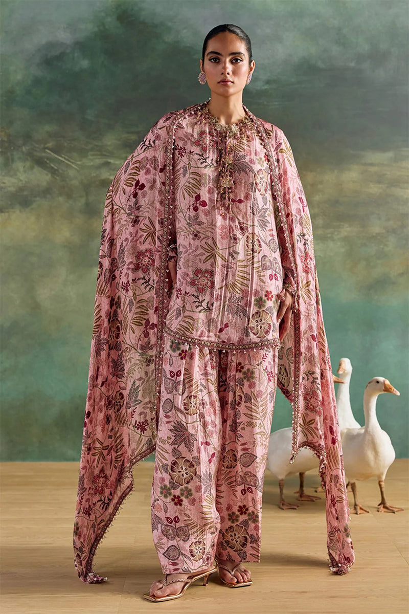 Kurta Pant Dupatta Petal Pink