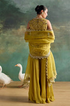 Kurta Sharara Dupatta Citric Lemon