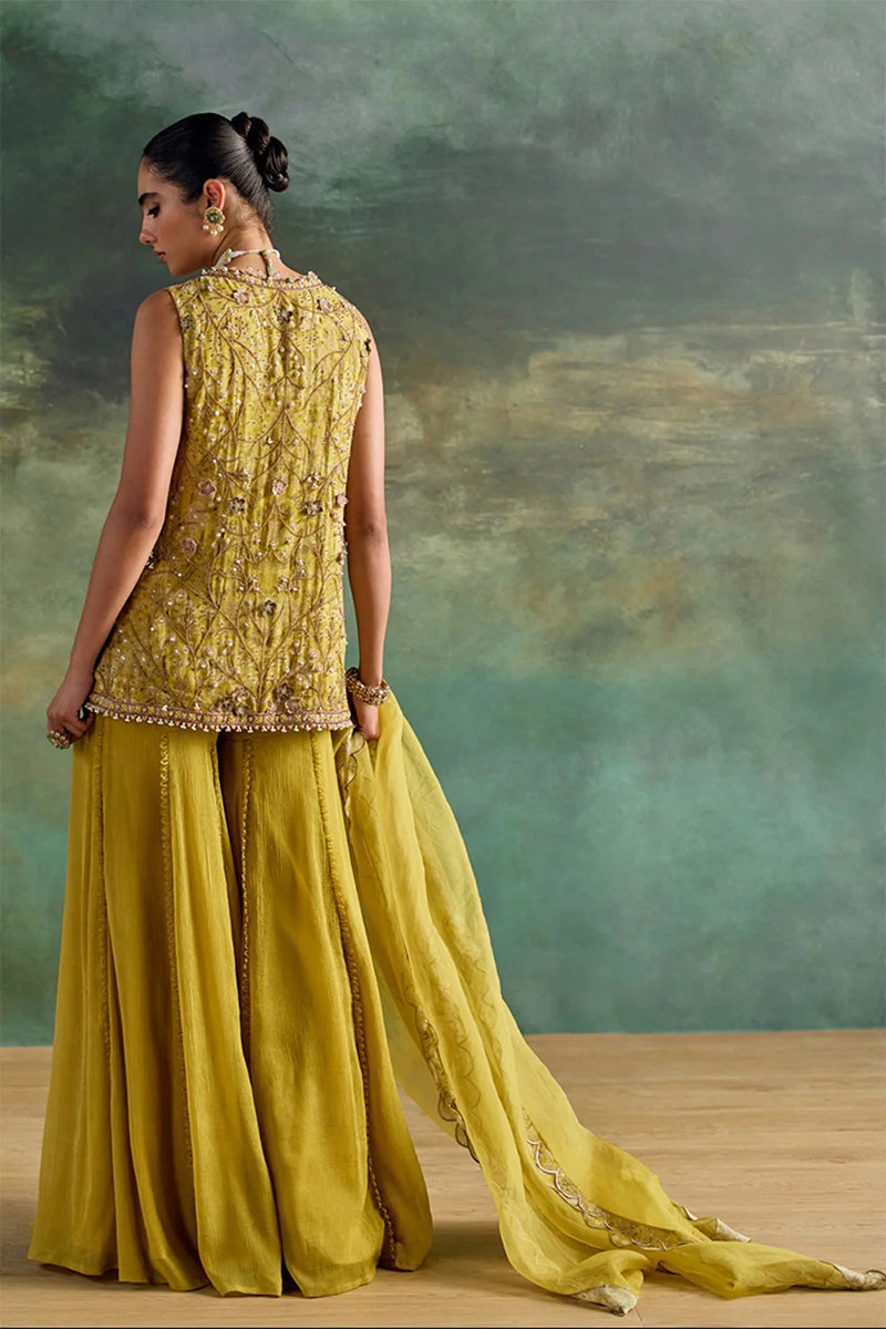 Kurta Sharara Dupatta Citric Lemon