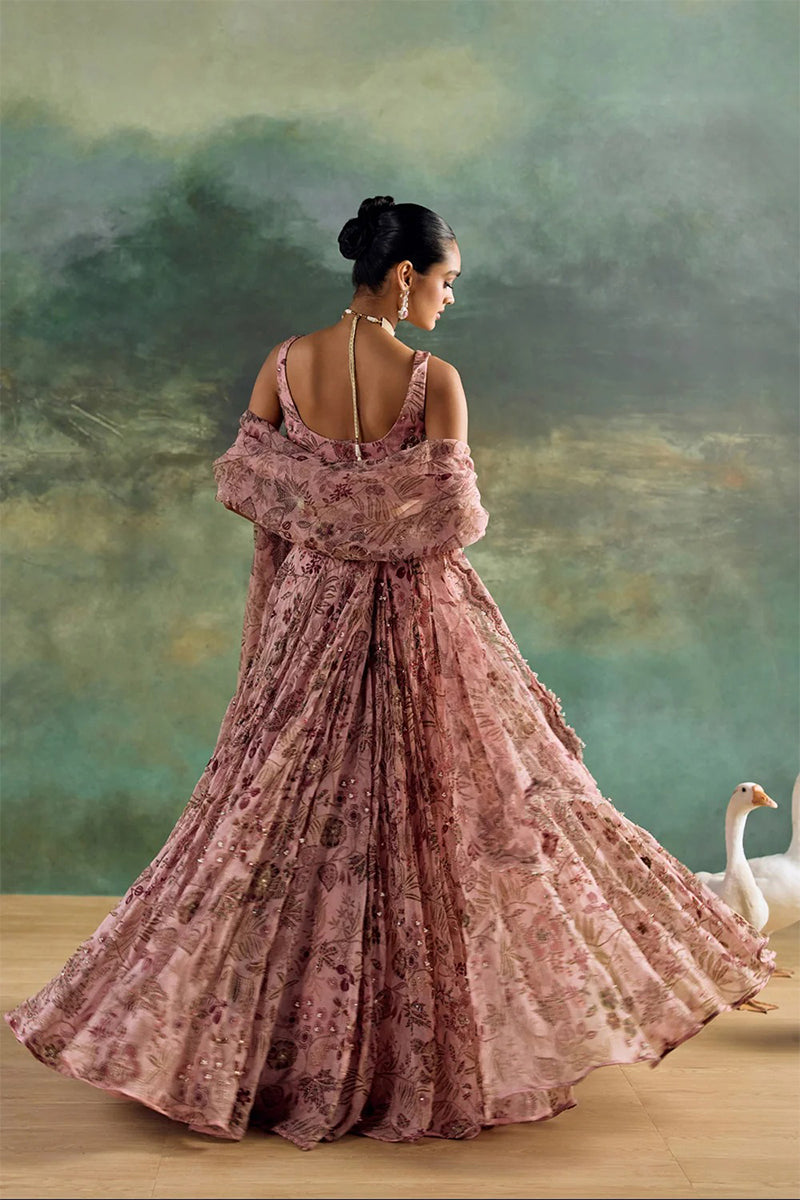 Lehenga Blouse Dupatta Petal Pink