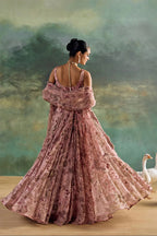 Lehenga Blouse Dupatta Petal Pink