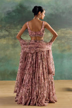 Lehenga Blouse Dupatta Petal Pink