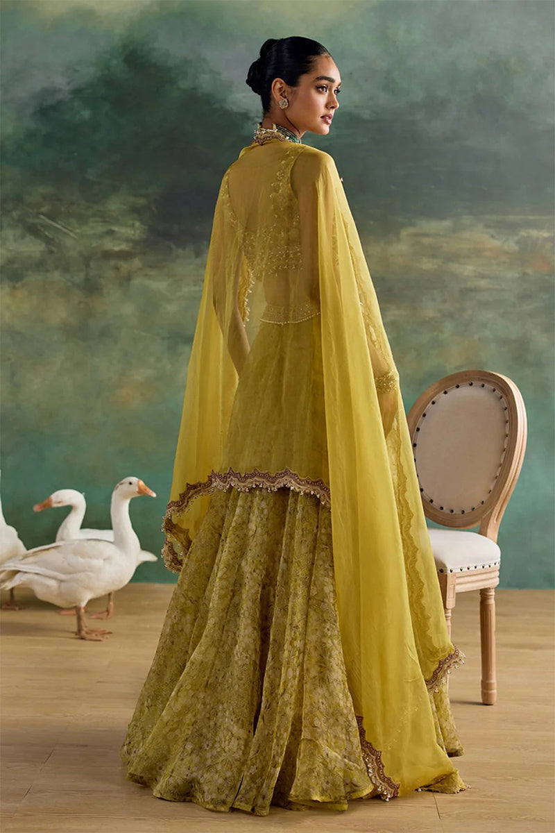 Lehenga Blouse Dupatta Citric Lemon