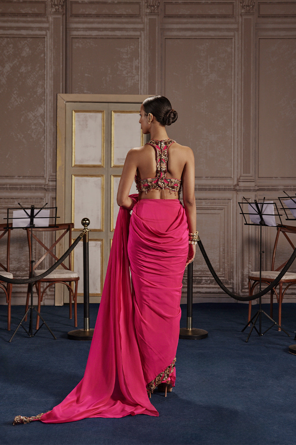 SAREE BLOUSE FUCHSIA