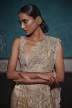 SKIRT BLOUSE GOLD