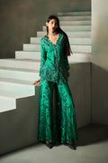 ROCOCO BY RAGHVI JACKET GHARARA EMERALD