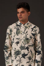 Kurta Churidar Ivory