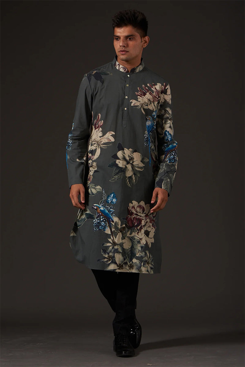 Kurta Churidar Grey