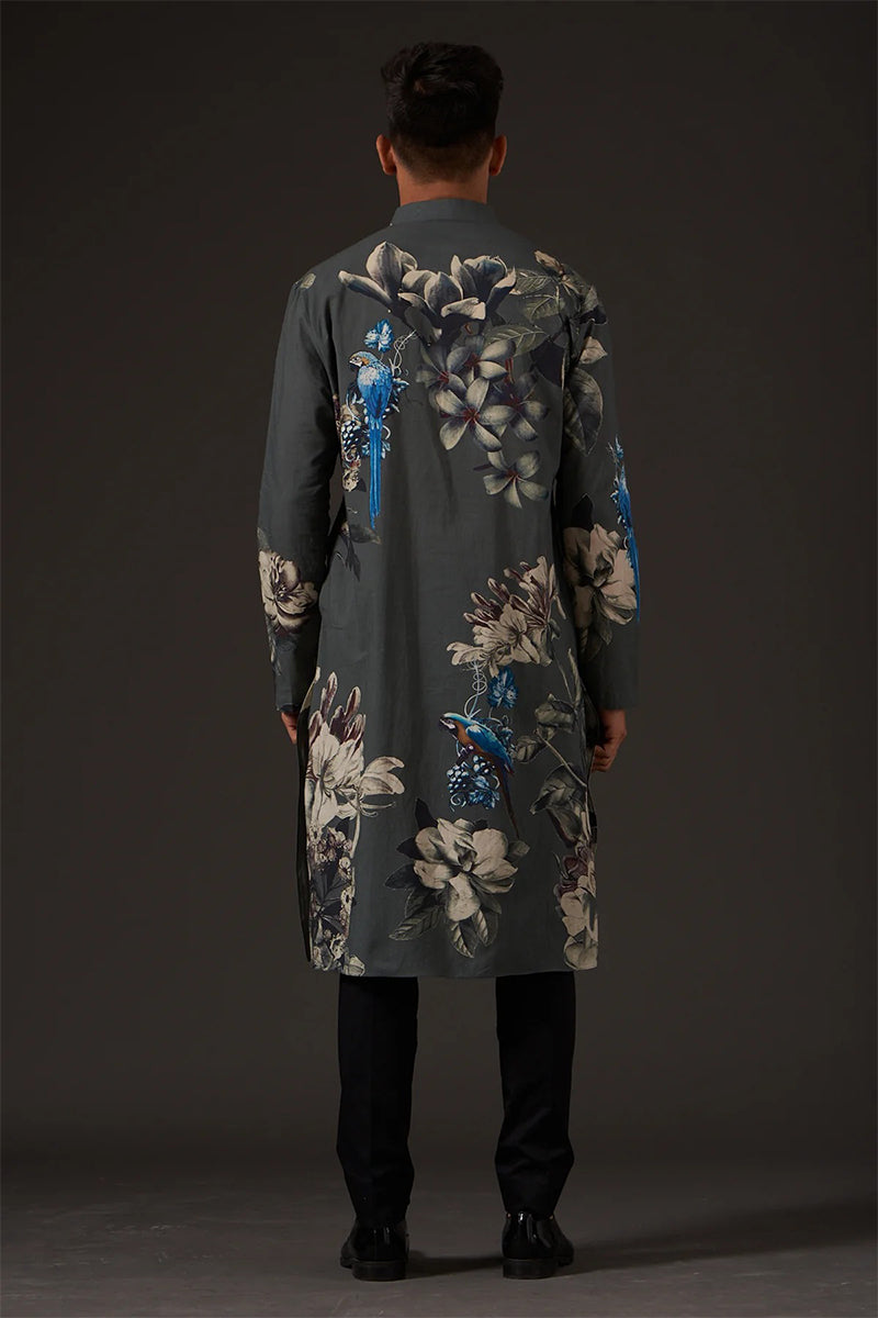 Kurta Churidar Grey