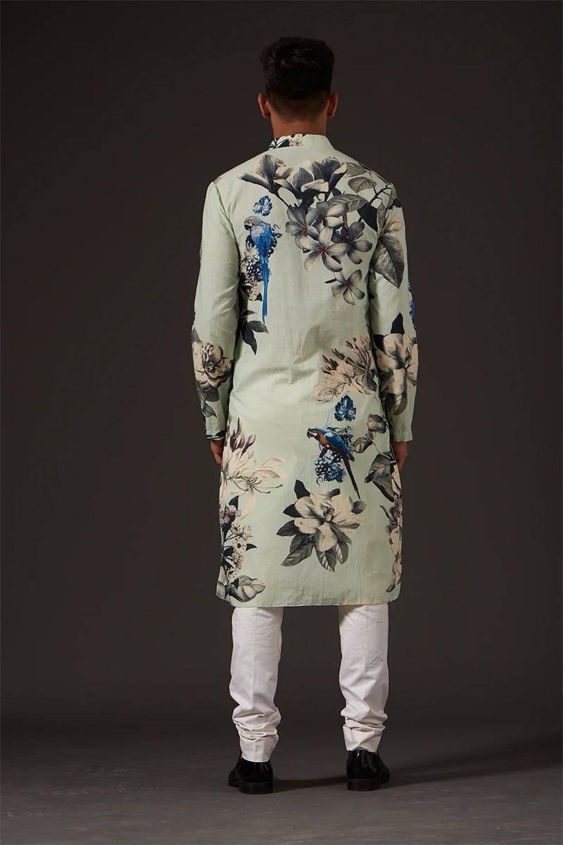 Kurta Churidar Sage Green