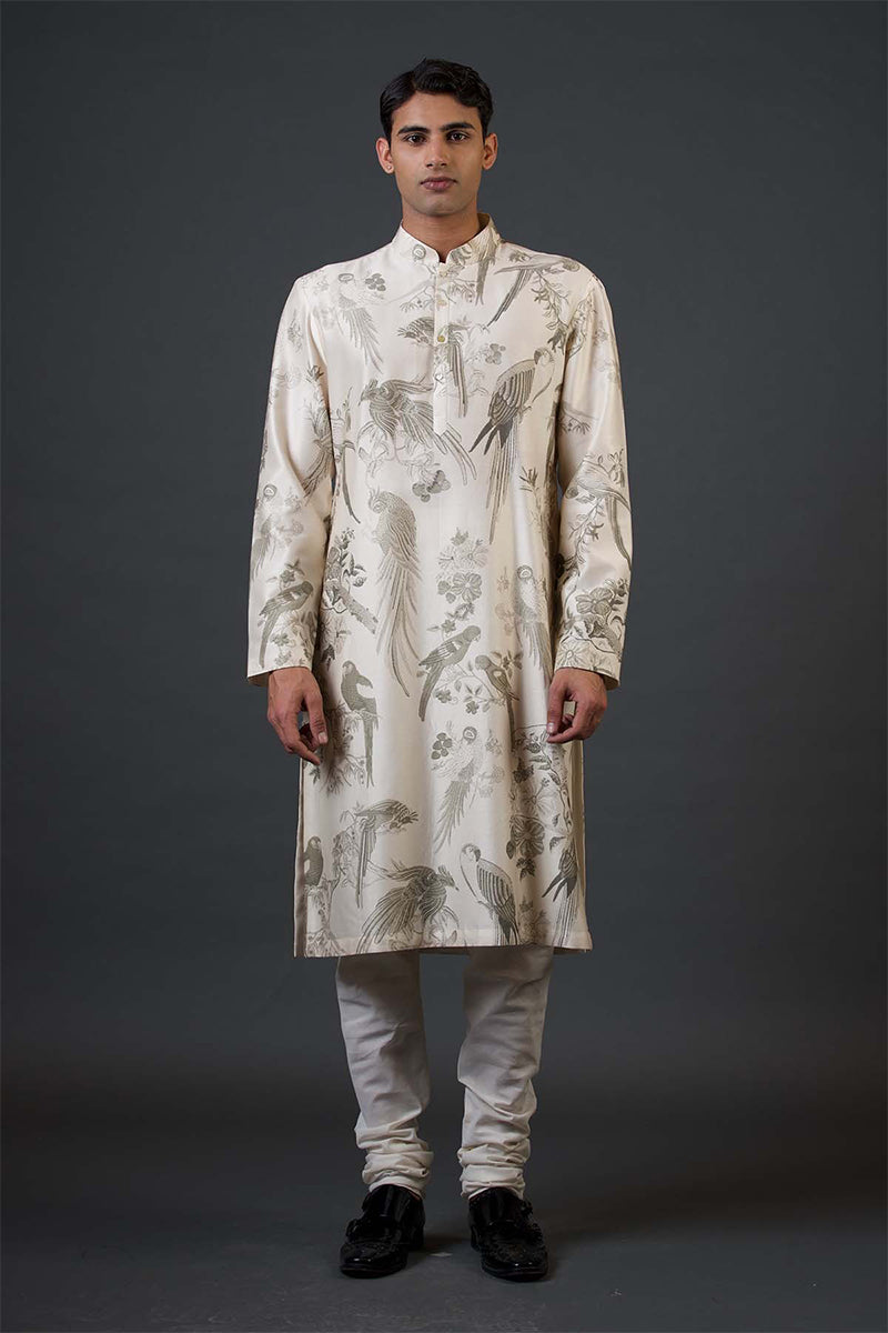 Kurta Churidar Ivory