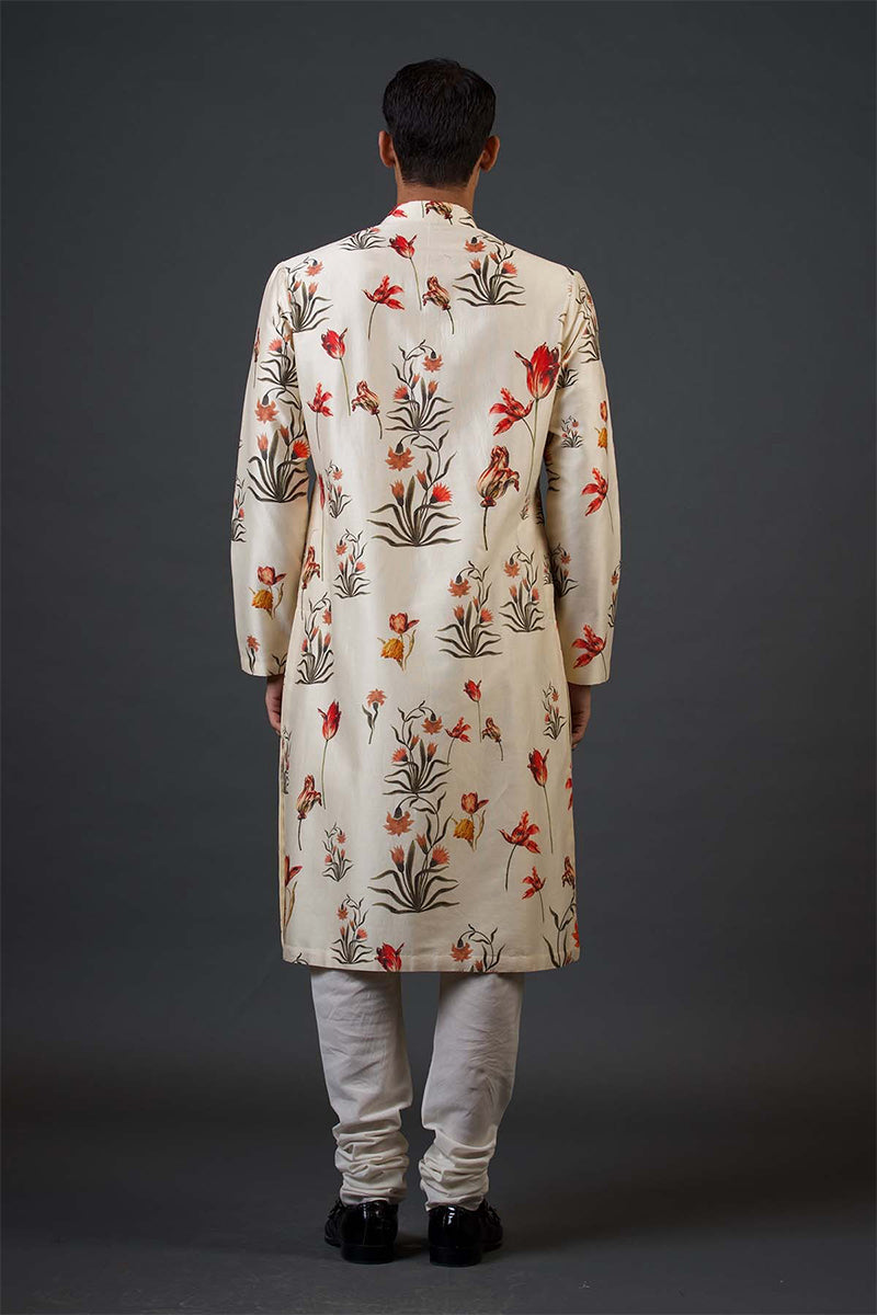 Kurta Churidar Ivory