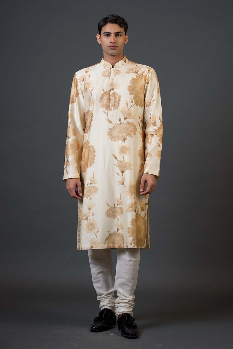 Kurta Churidar Ivory