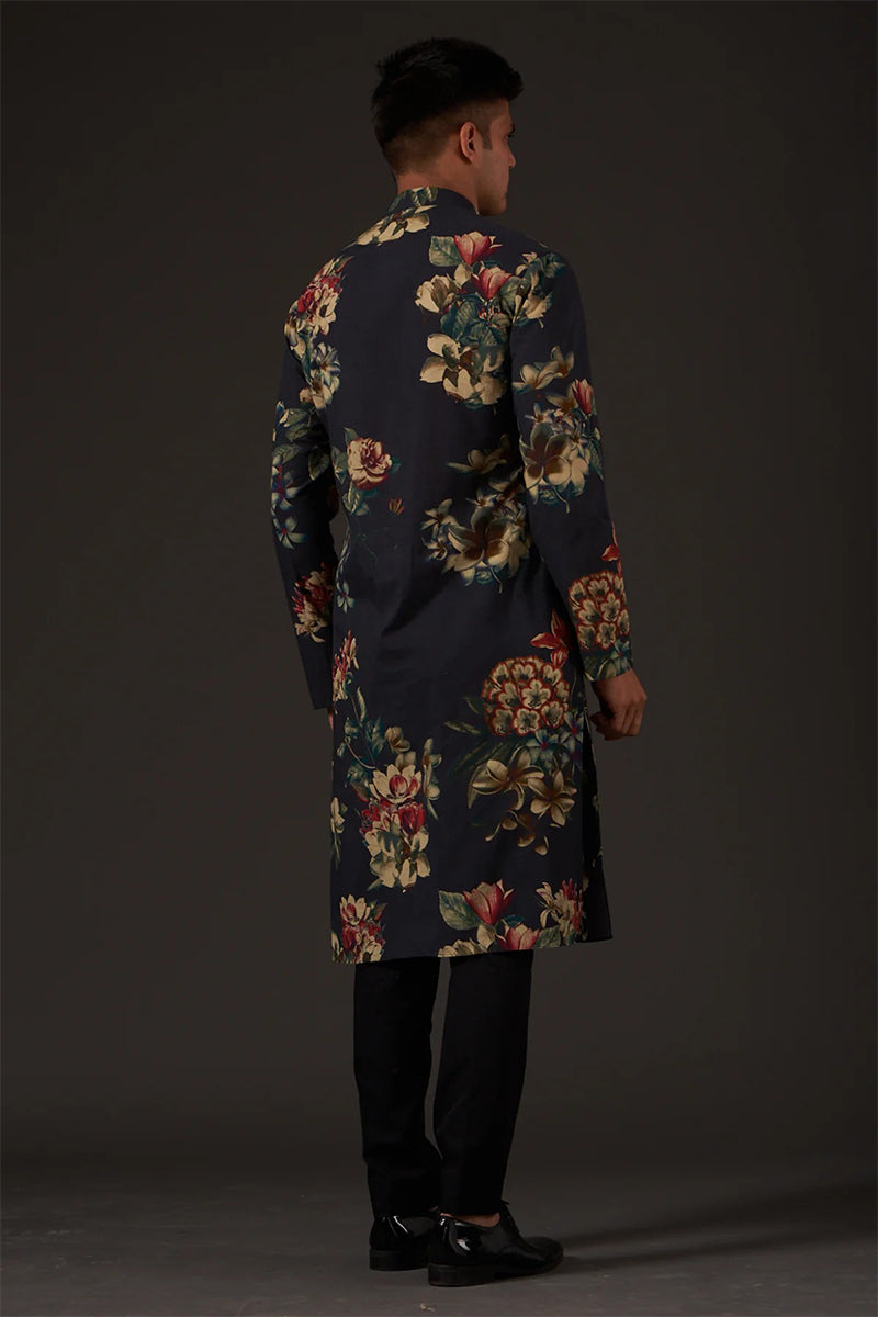Kurta Churidar Black