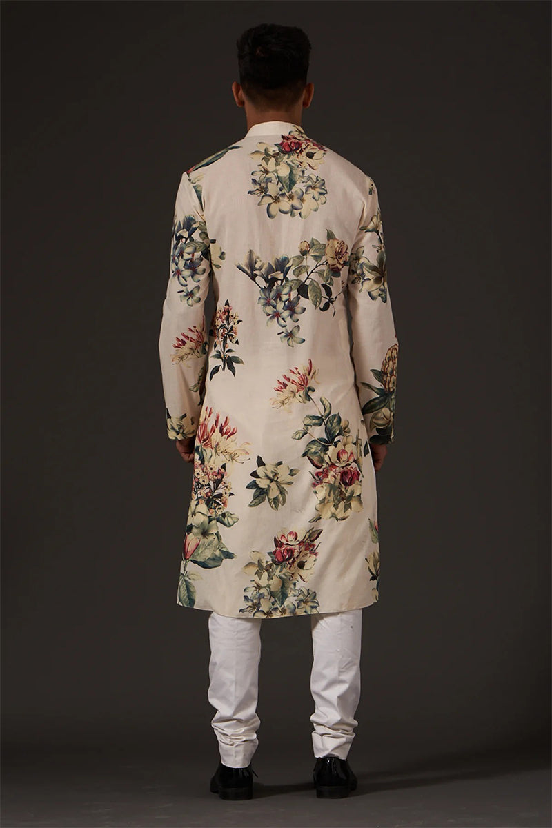 Kurta Churidar Ivory