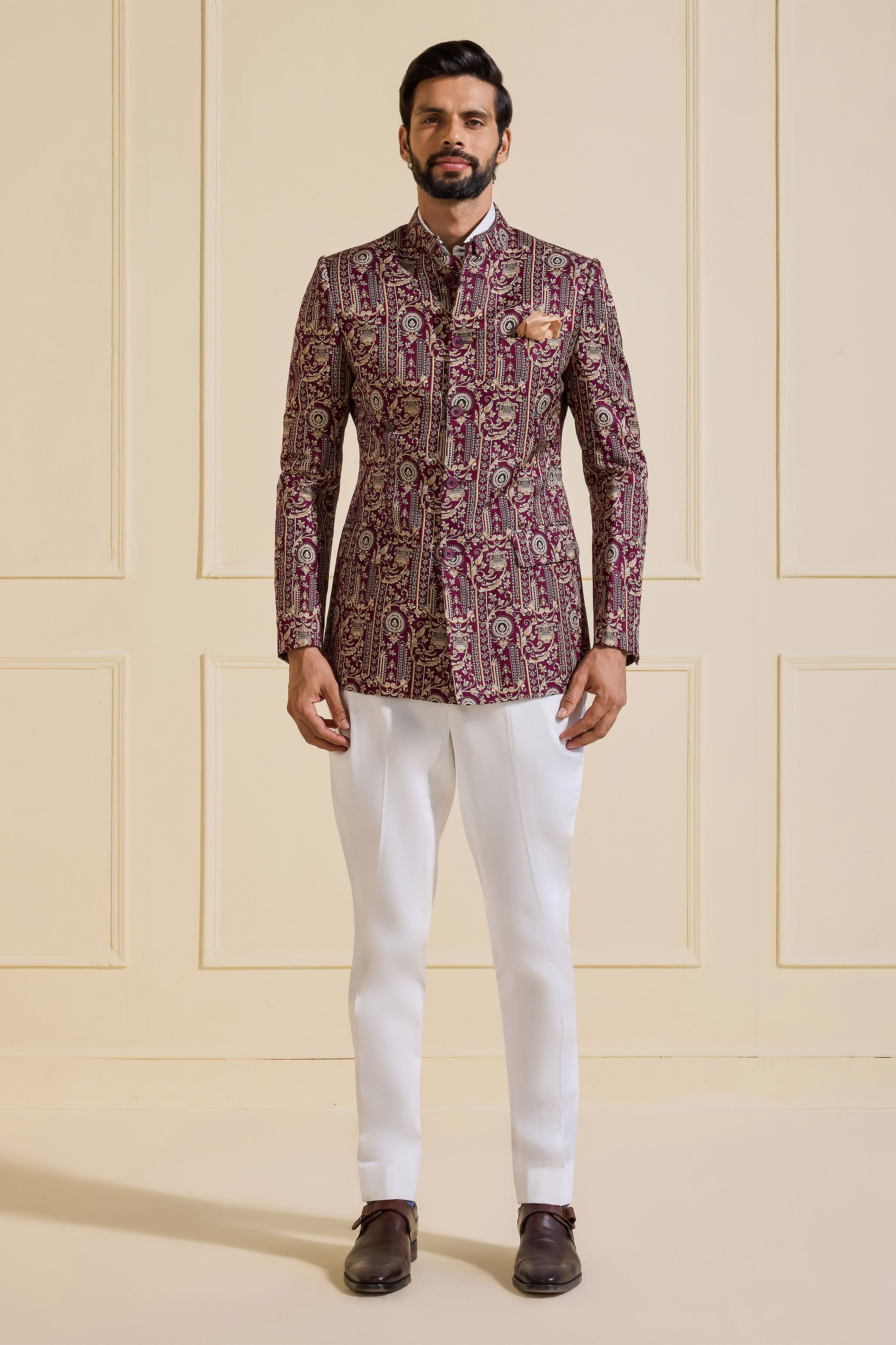 BANDHGALA MULTICOLOUR