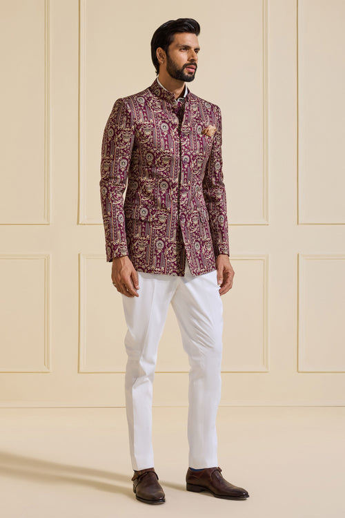 BANDHGALA MULTICOLOUR