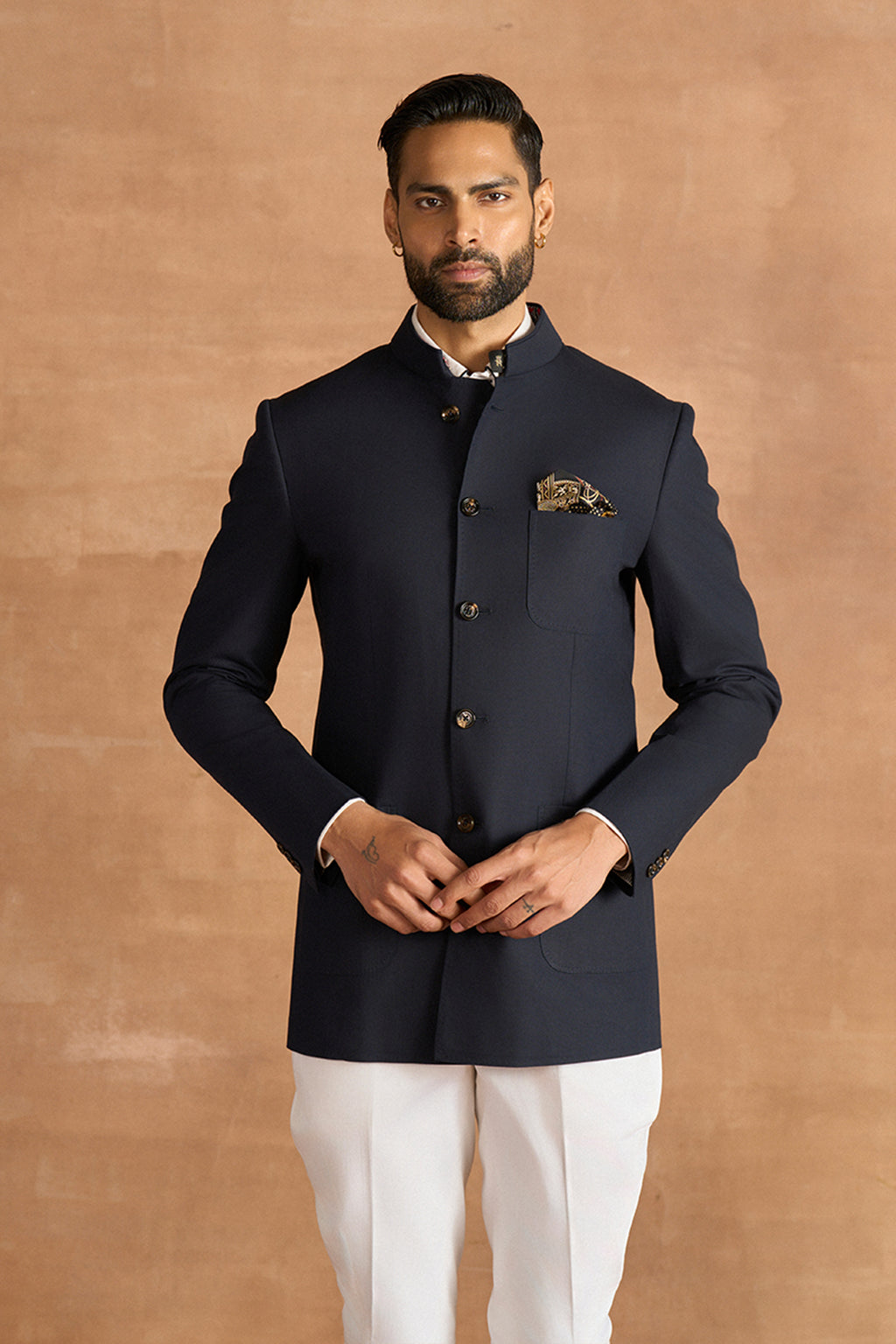 BANDHGALA BLACK