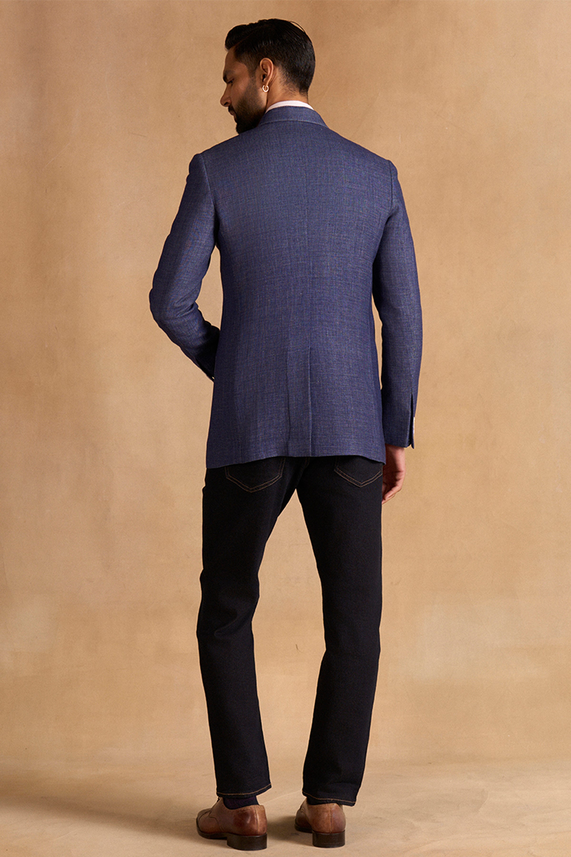 BANDHGALA BLUE