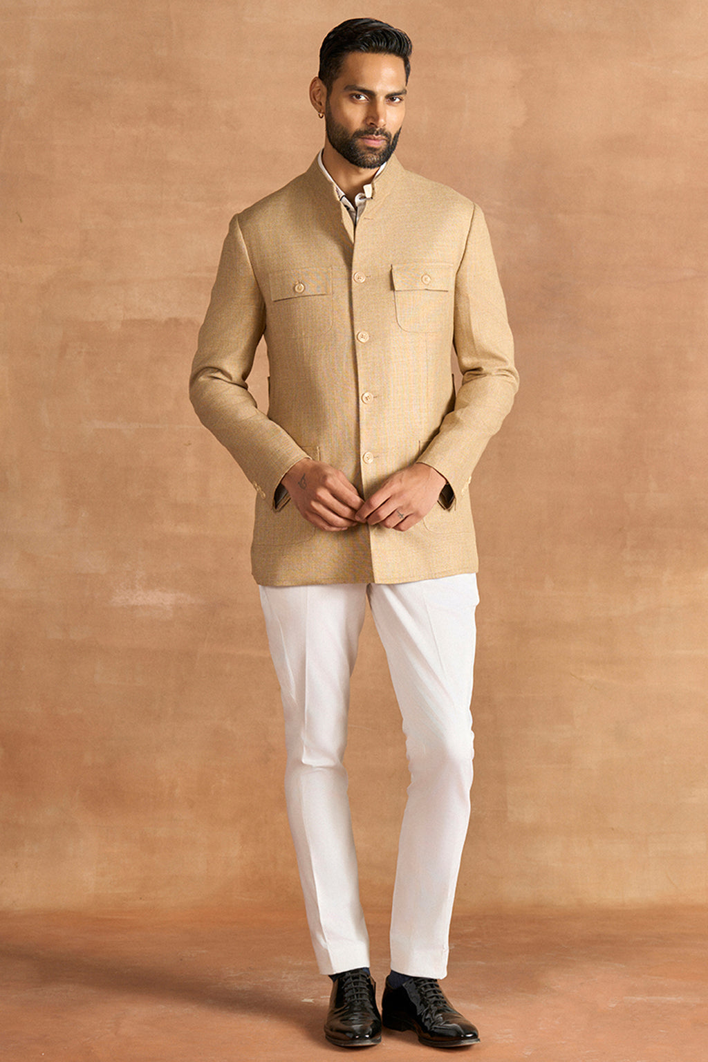 BANDHGALA KHAKI