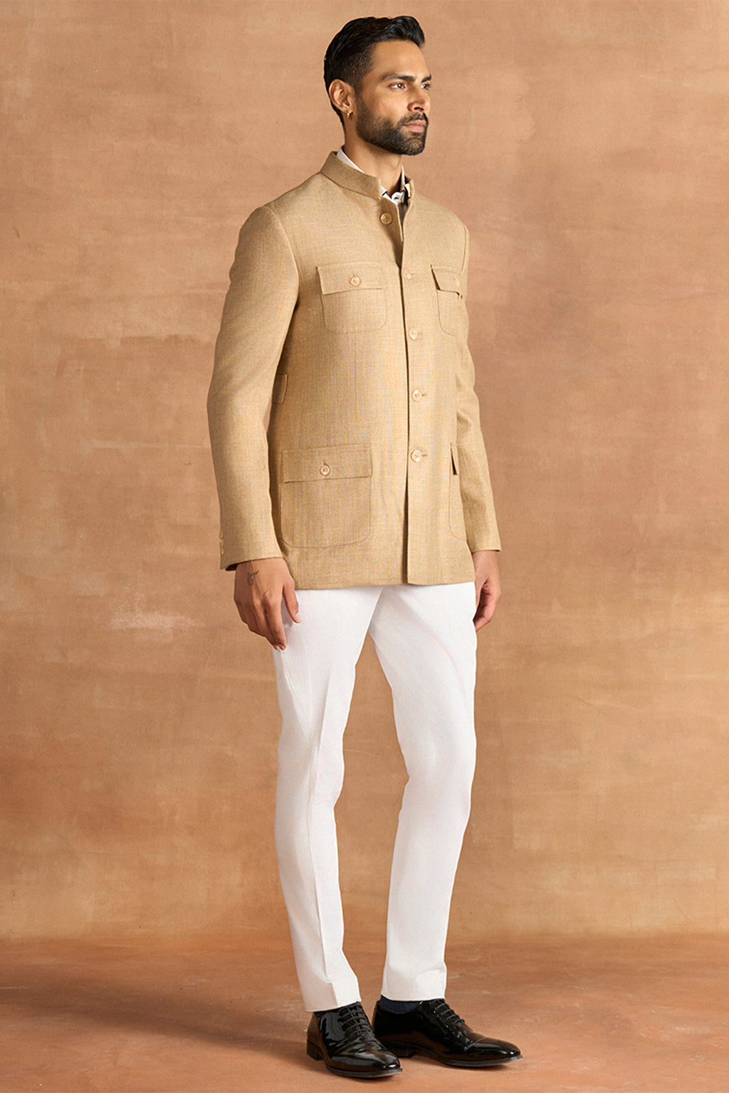 BANDHGALA KHAKI