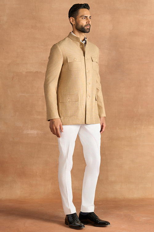 BANDHGALA KHAKI