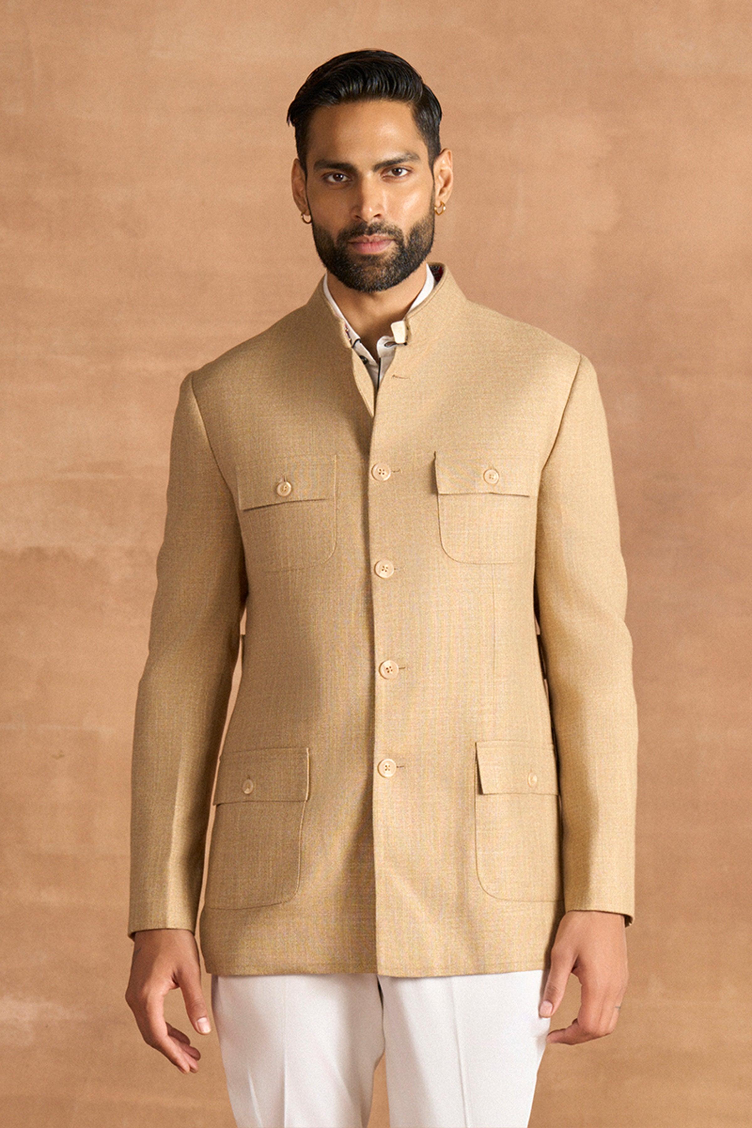 BANDHGALA KHAKI
