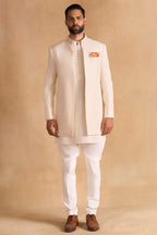 BANDHGALA OFF WHITE