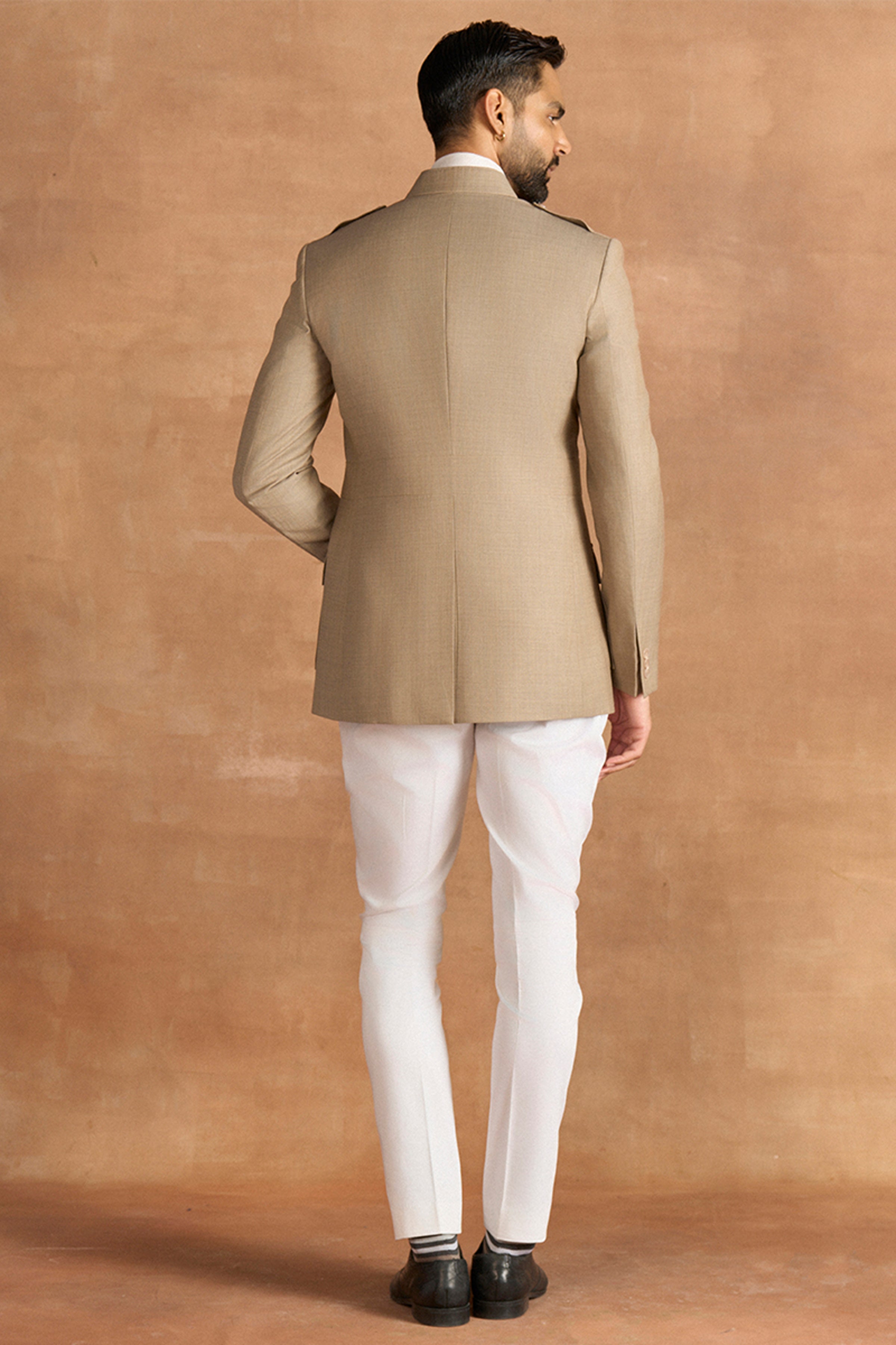 BANDHGALA BEIGE