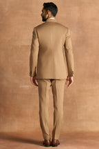 BANDHGALA-TROUSER KHAKI