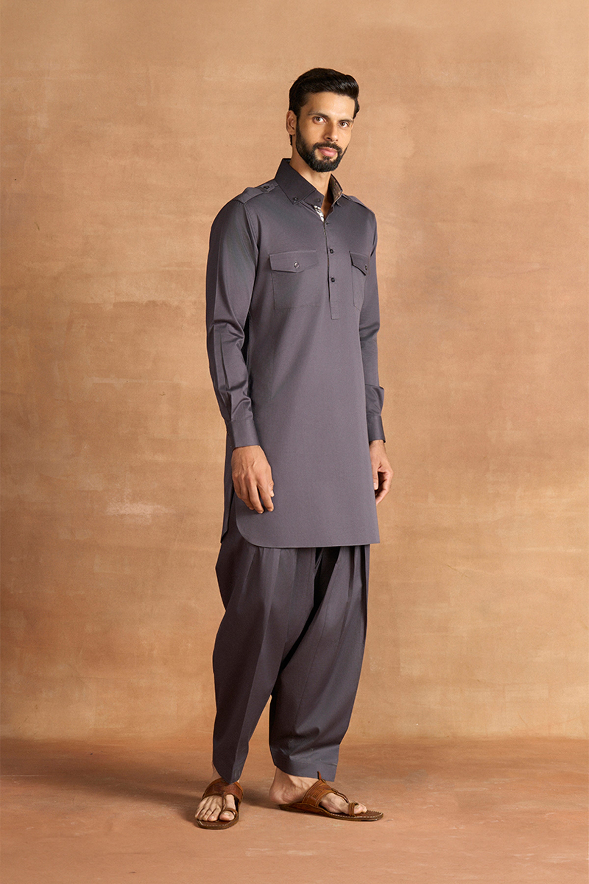 KURTA SALWAR GREY
