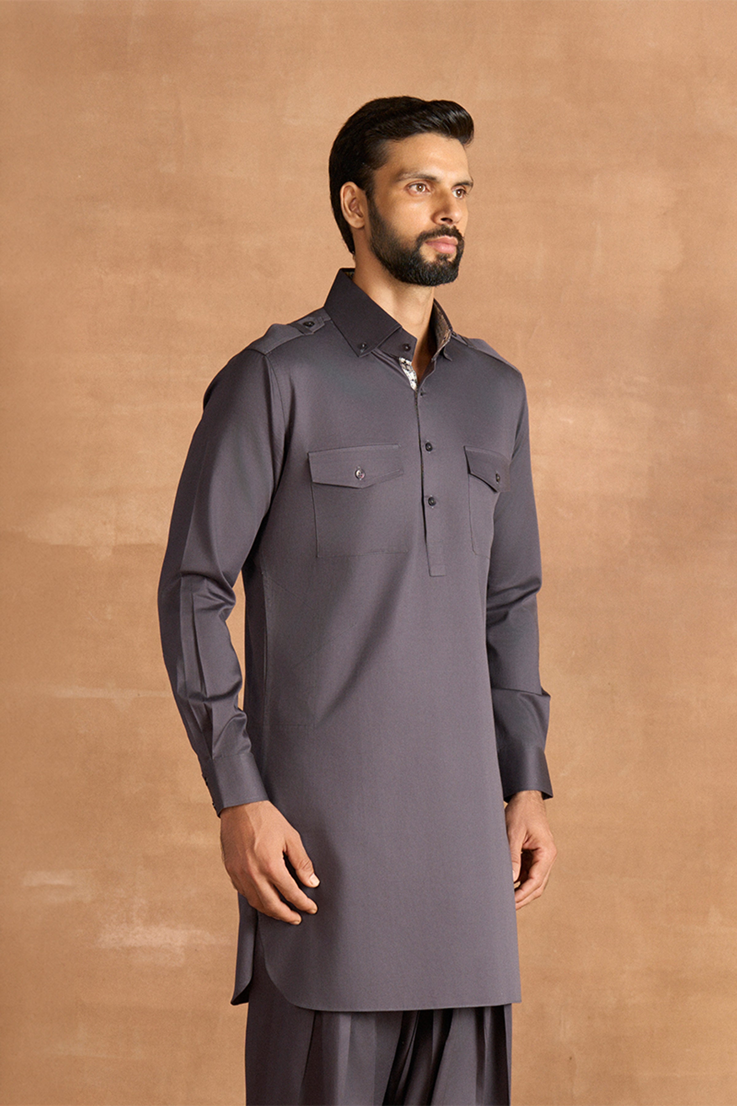 KURTA SALWAR GREY