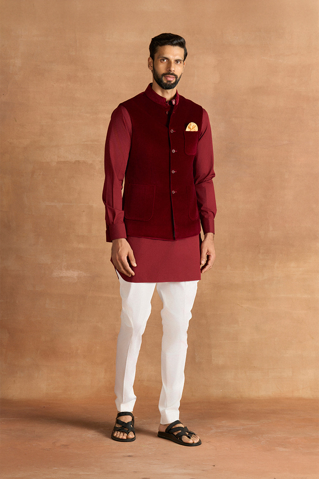WAISTCOAT MAROON