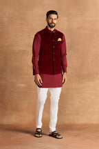 WAISTCOAT MAROON