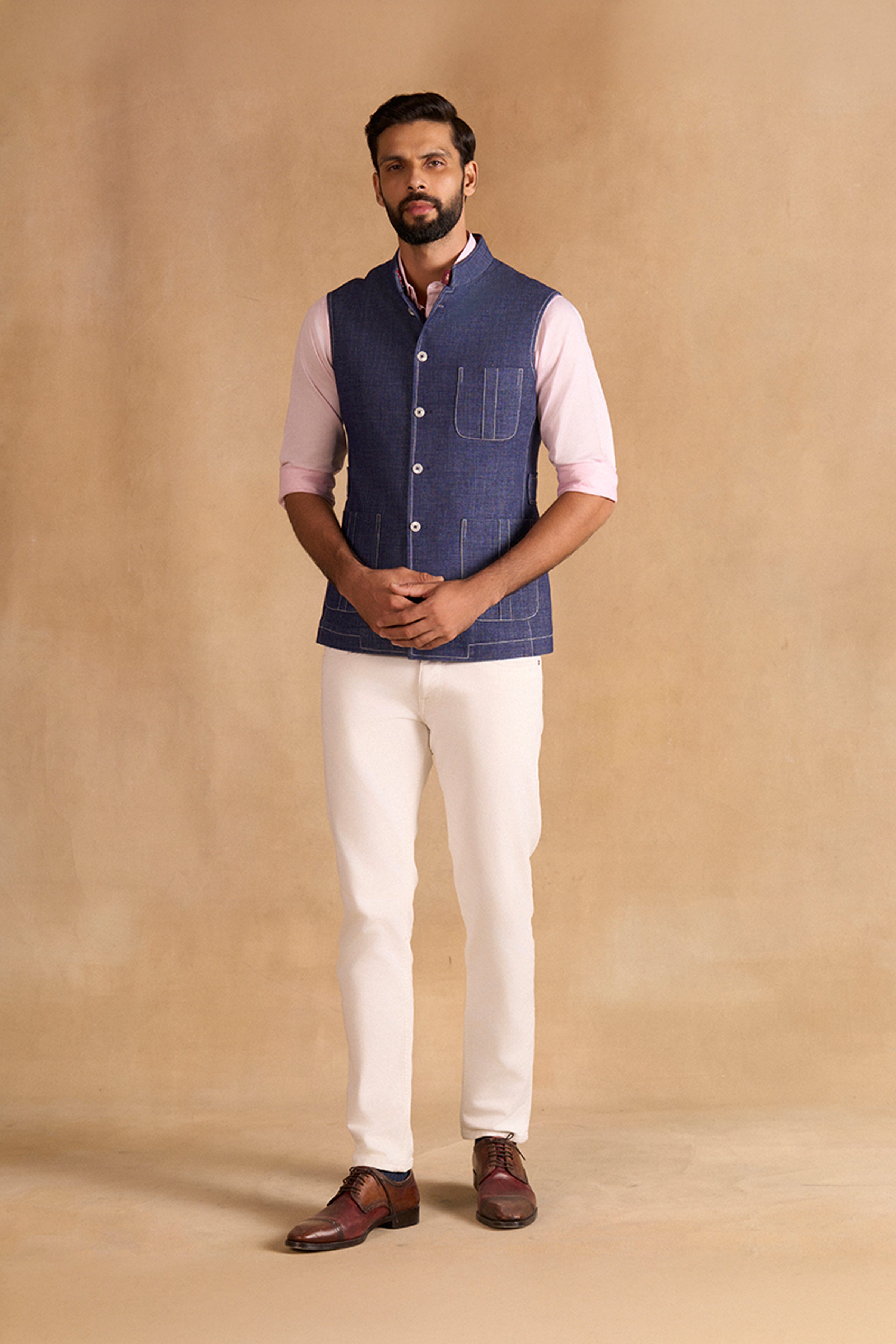 WAISTCOAT BLUE