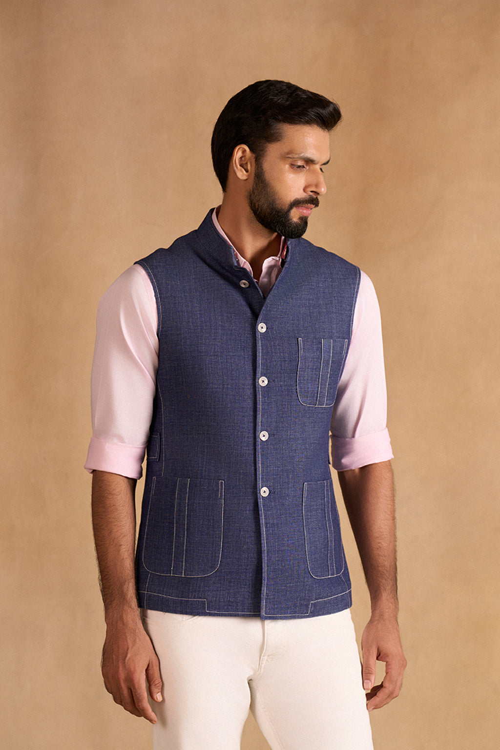 WAISTCOAT BLUE