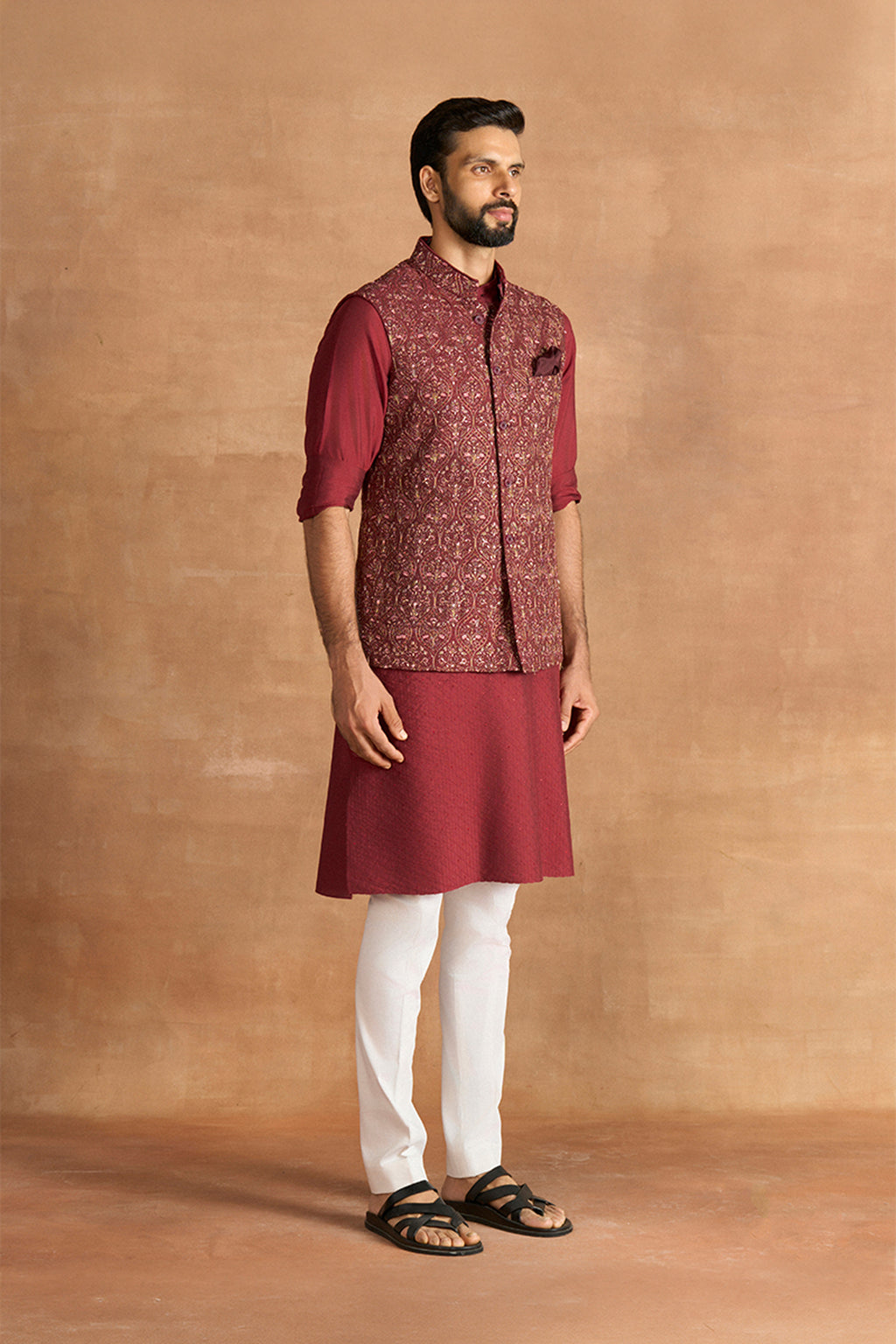 WAISTCOAT MAROON