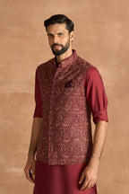WAISTCOAT MAROON