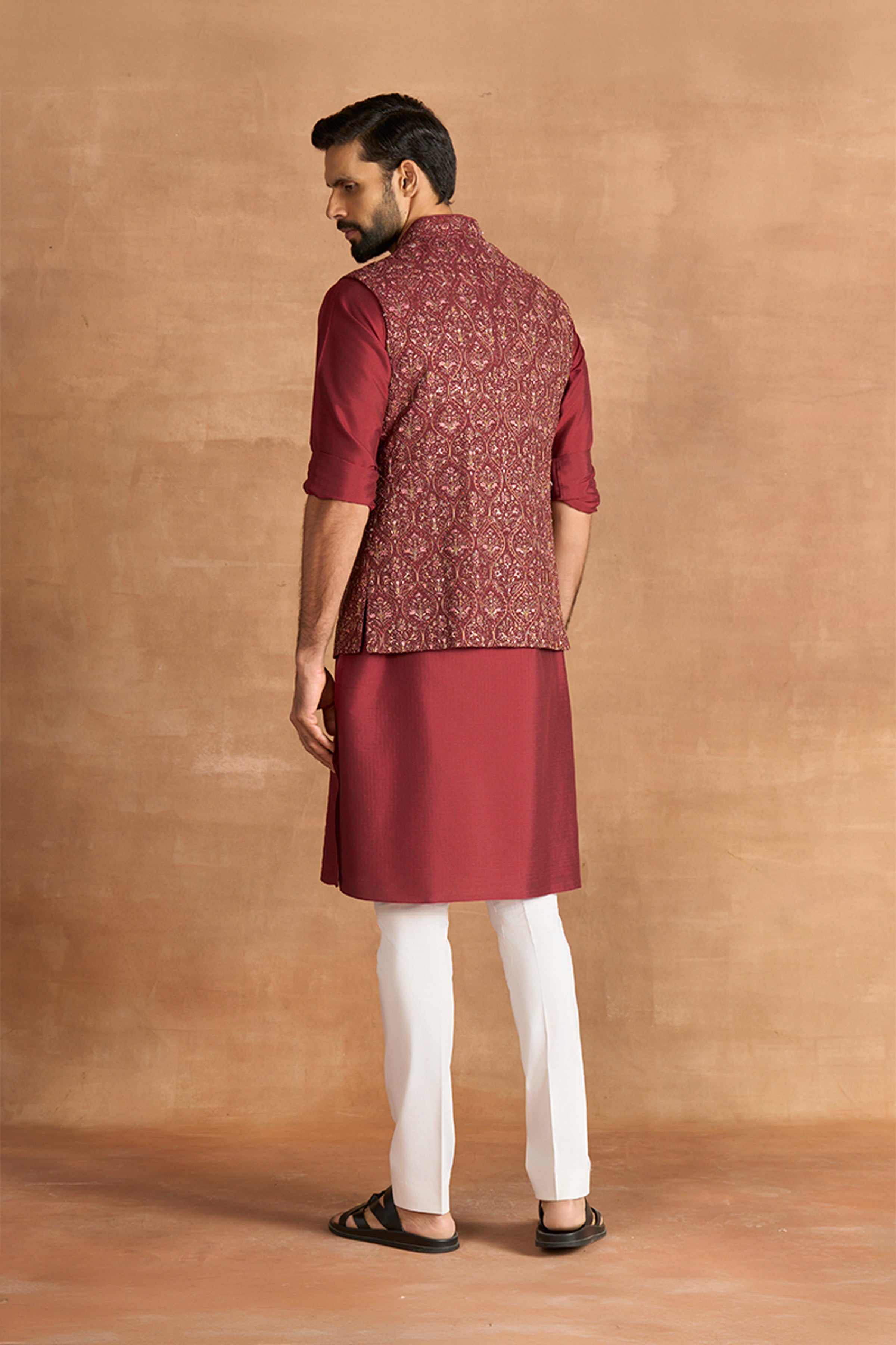 WAISTCOAT MAROON
